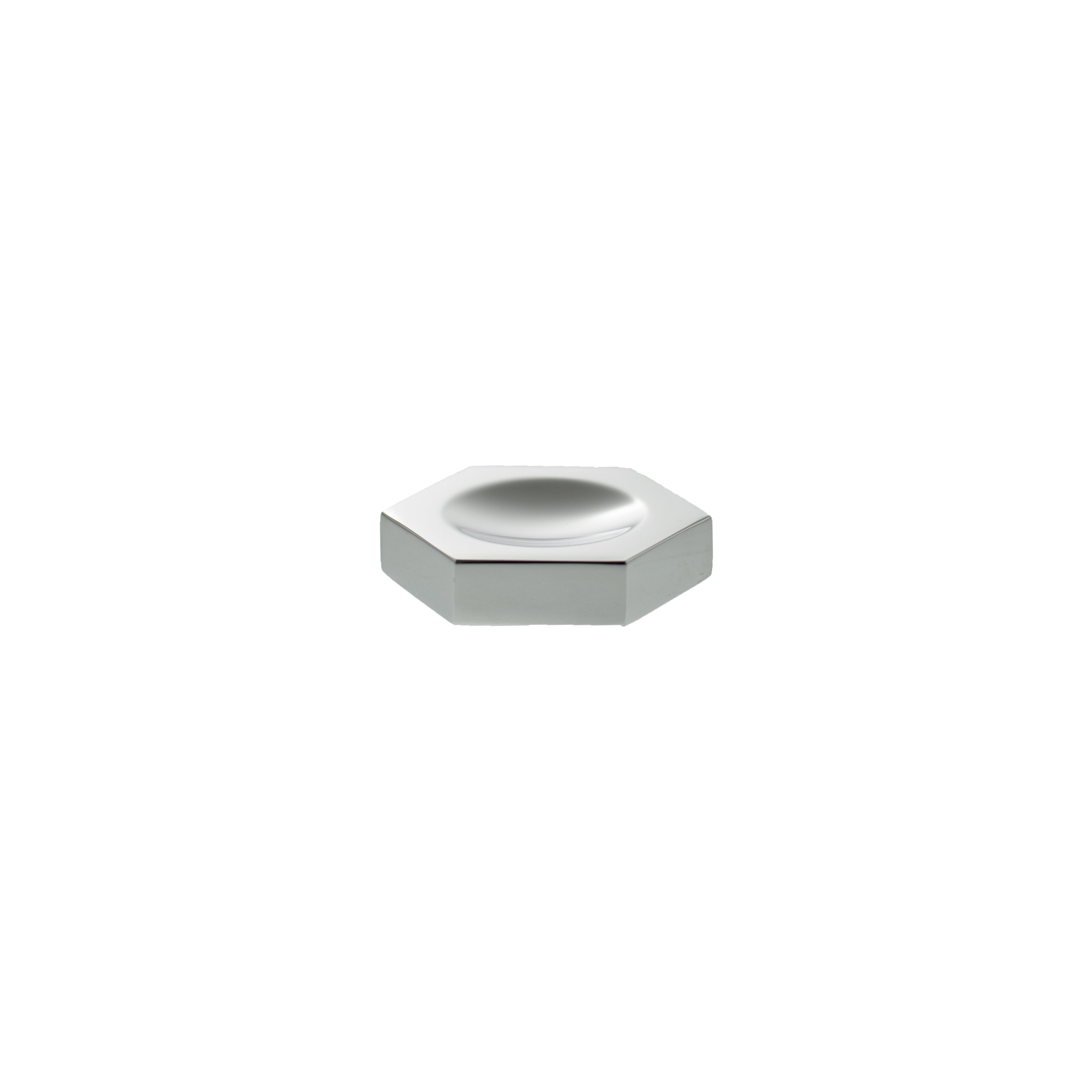 Millhouse Brass Pennington Hexagonal Finger Pull Cabinet Knob Handle