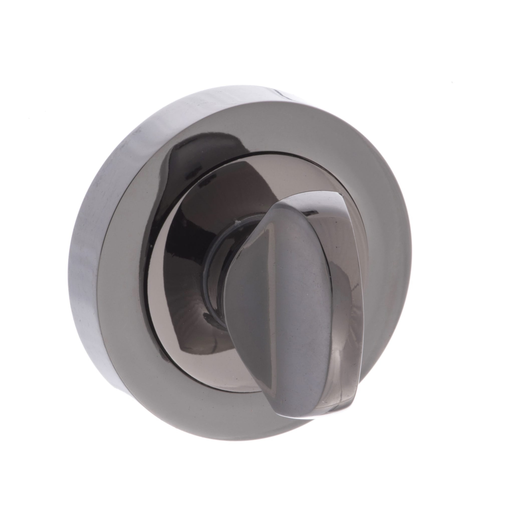 STATUS WC Turn and Release on Round Rose - Black Nickel