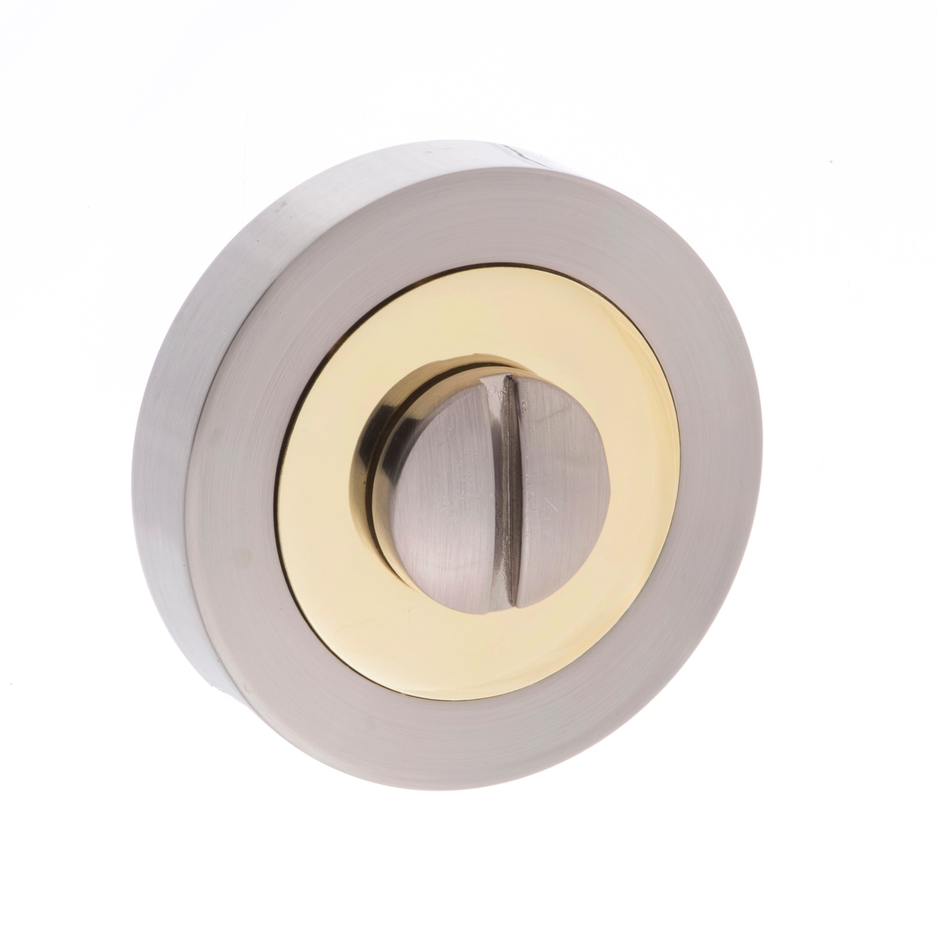 STATUS WC Turn and Release on Round Rose - Satin Nickel/