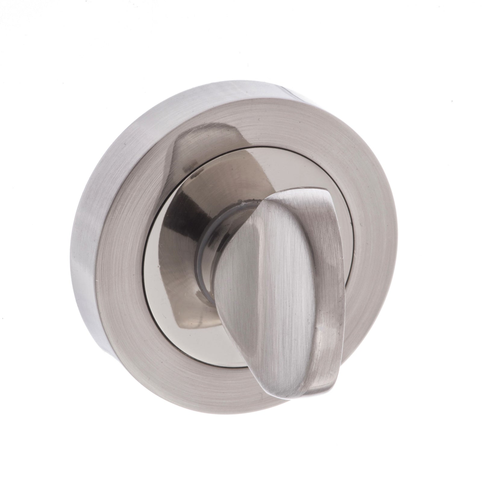 STATUS WC Turn and Release on Round Rose - Satin Nickel/Nickel Plate
