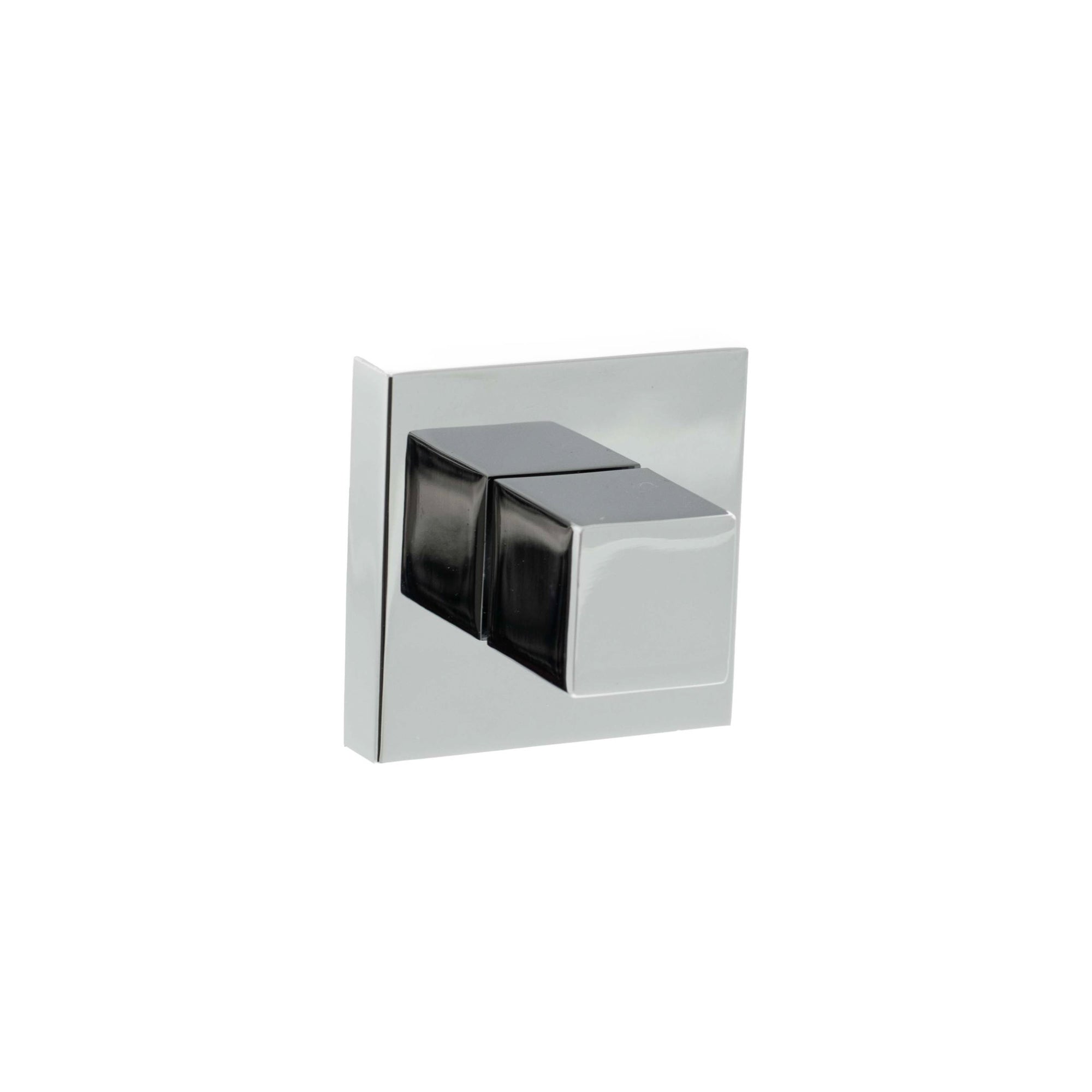 Senza Pari WC Turn and Release on Flush Square Rose (bolt through fixing only) (bolt through fixing only) - Polished Chrome