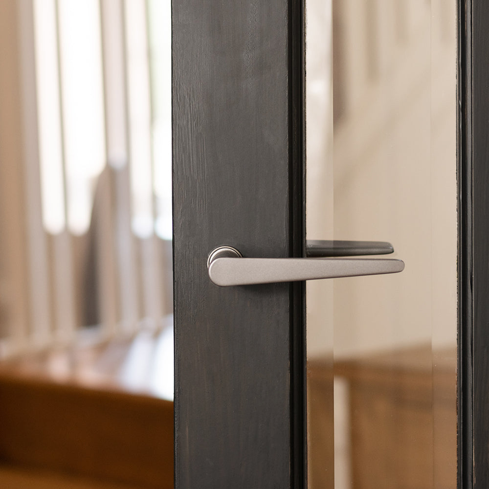 Tupai Rapido 5S Line Torrao Lever Door Handle on Concealed Round Rose