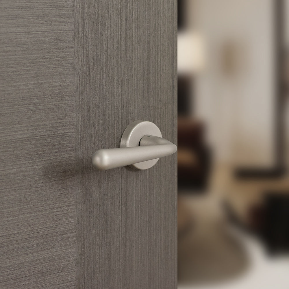 Tupai Rapido CurvaLine Adra Lever Door Handle on Round Rose