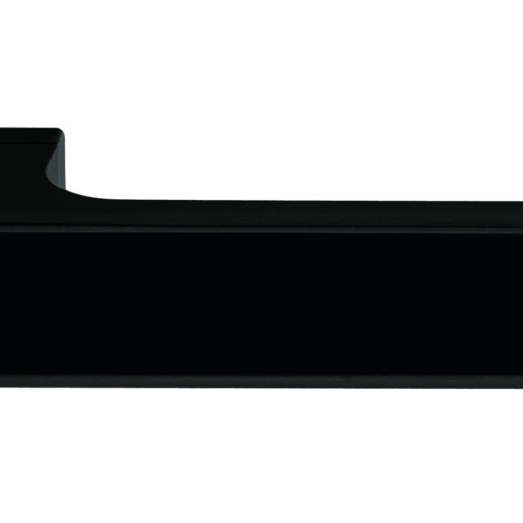 Tupai Rapido VersaLine Tobar Lever Door Handle on Long Rose - (Without Decorative Plate) - Pearl Black