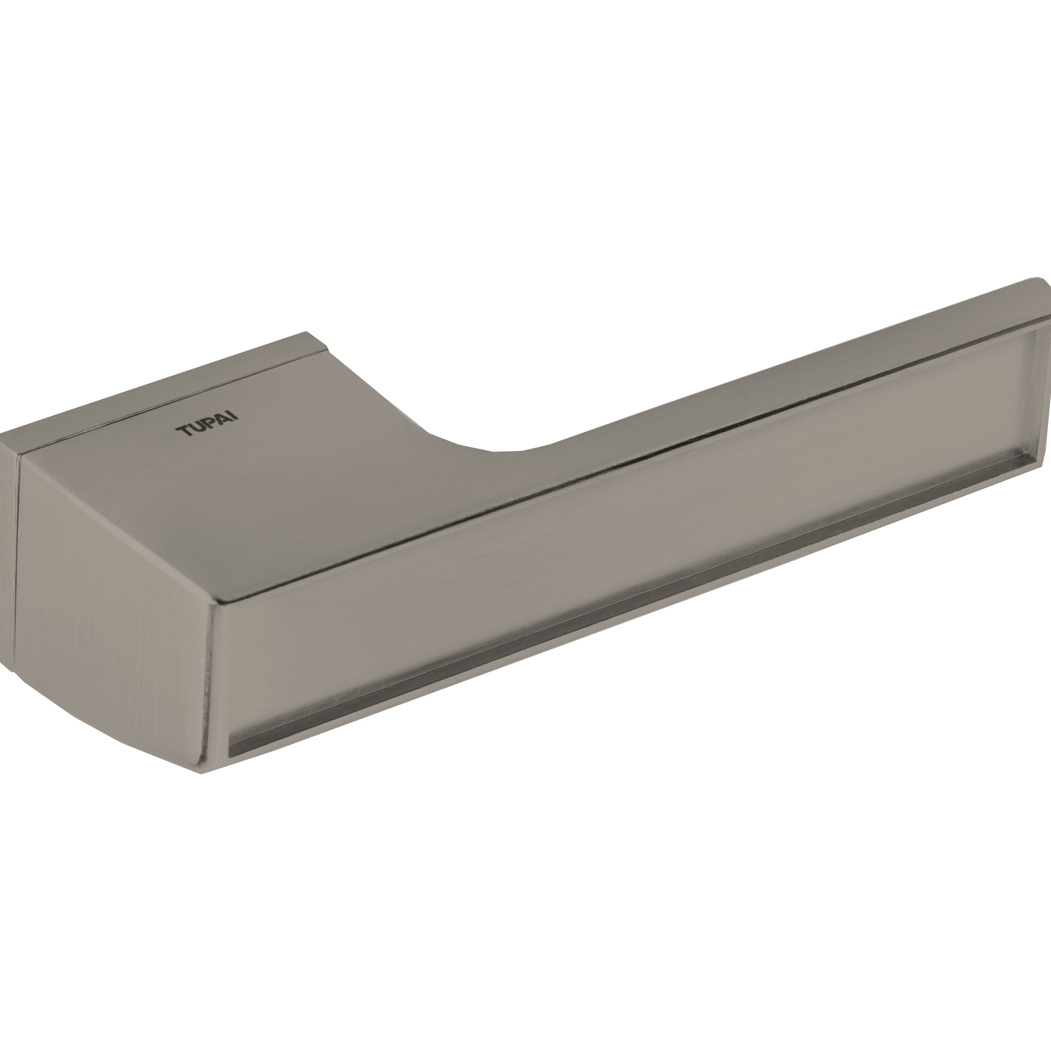 Tupai Rapido VersaLine Tobar Lever Door Handle on Long Rose - (Without Decorative Plate) - Pearl Nickel