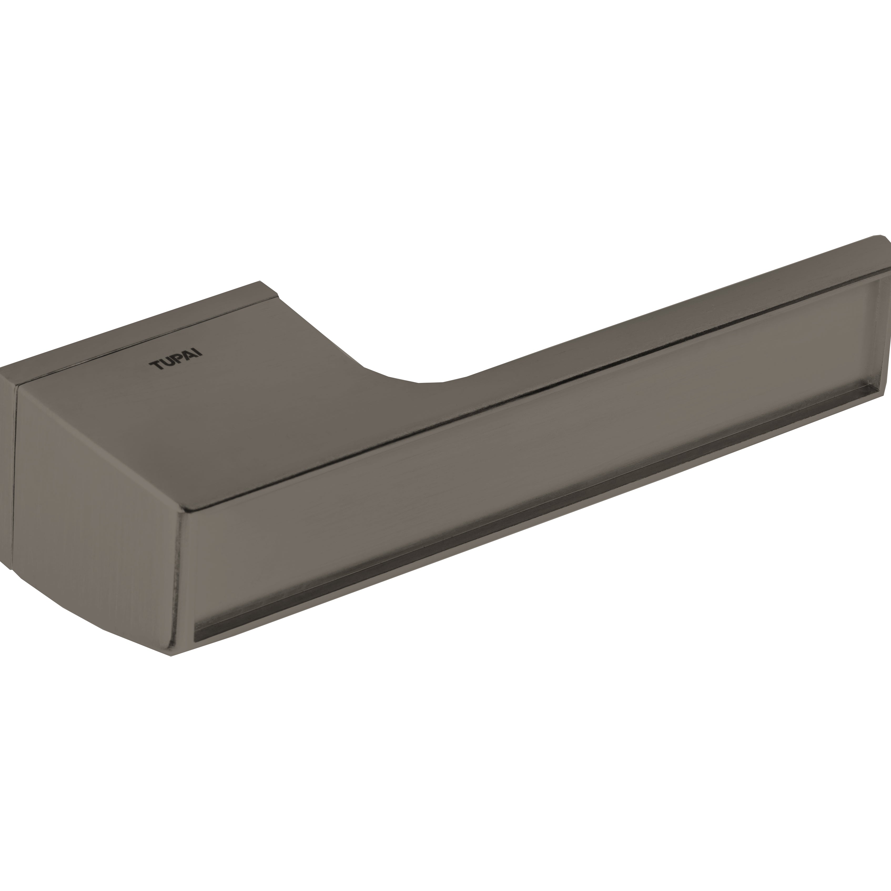 Tupai Rapido VersaLine Tobar Lever Door Handle on Long Rose - (Without Decorative Plate) - Titanium