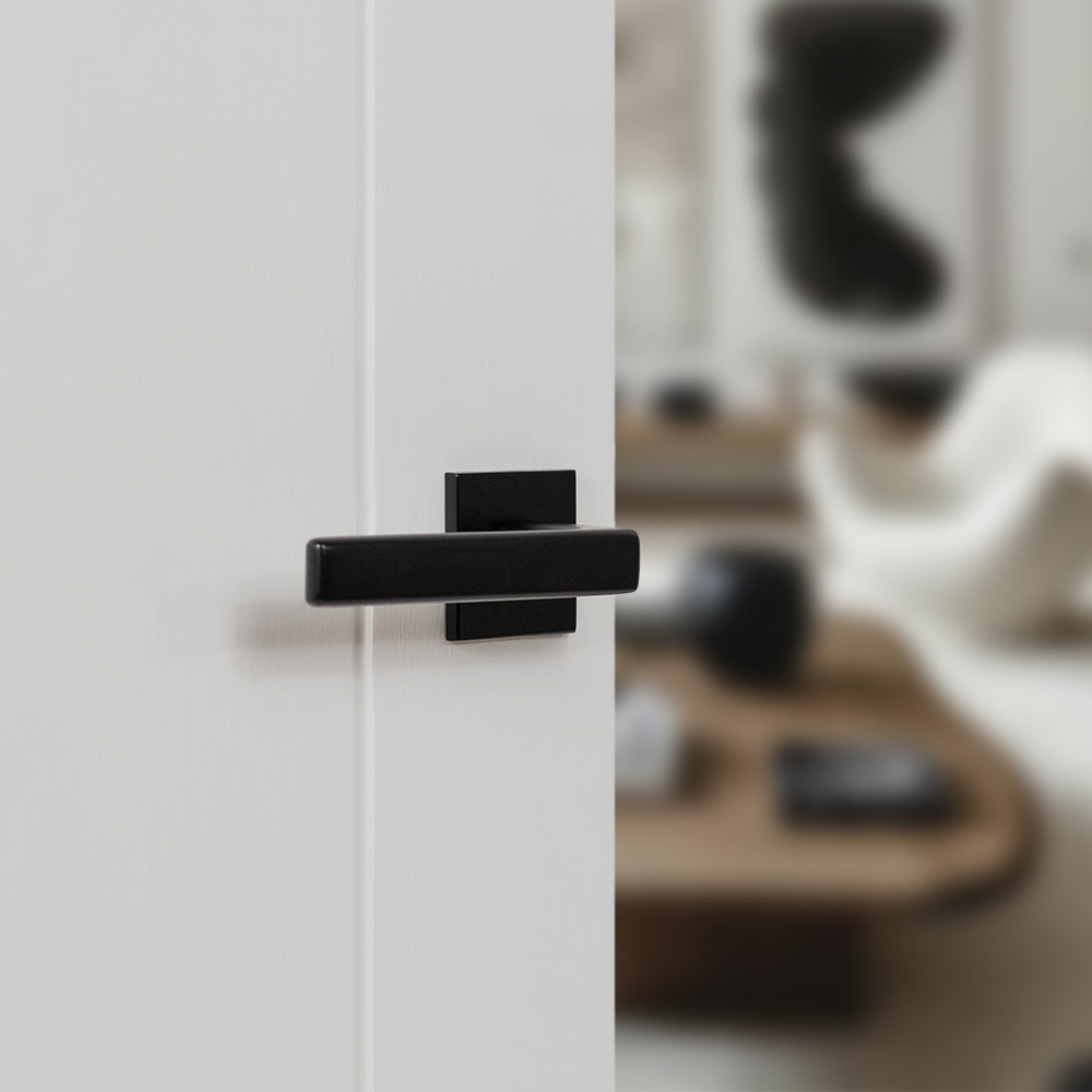 Tupai Rapido 5S Line Portel Lever Door Handle on 5mm Slimline Square Rose