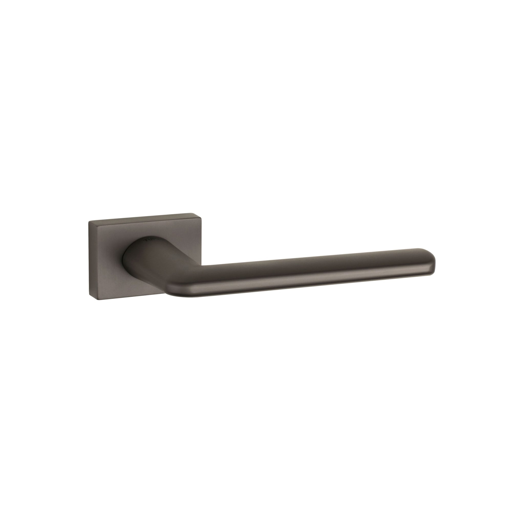 Tupai Rapido RetaLine Tavira Lever Door Handle on Long Rose - (Without Decorative Plate) - Titanium