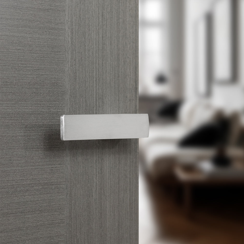 Tupai Rapido RetaLine Cartelle Lever Door Handle on Long Rose - (Without Decorative Plate)