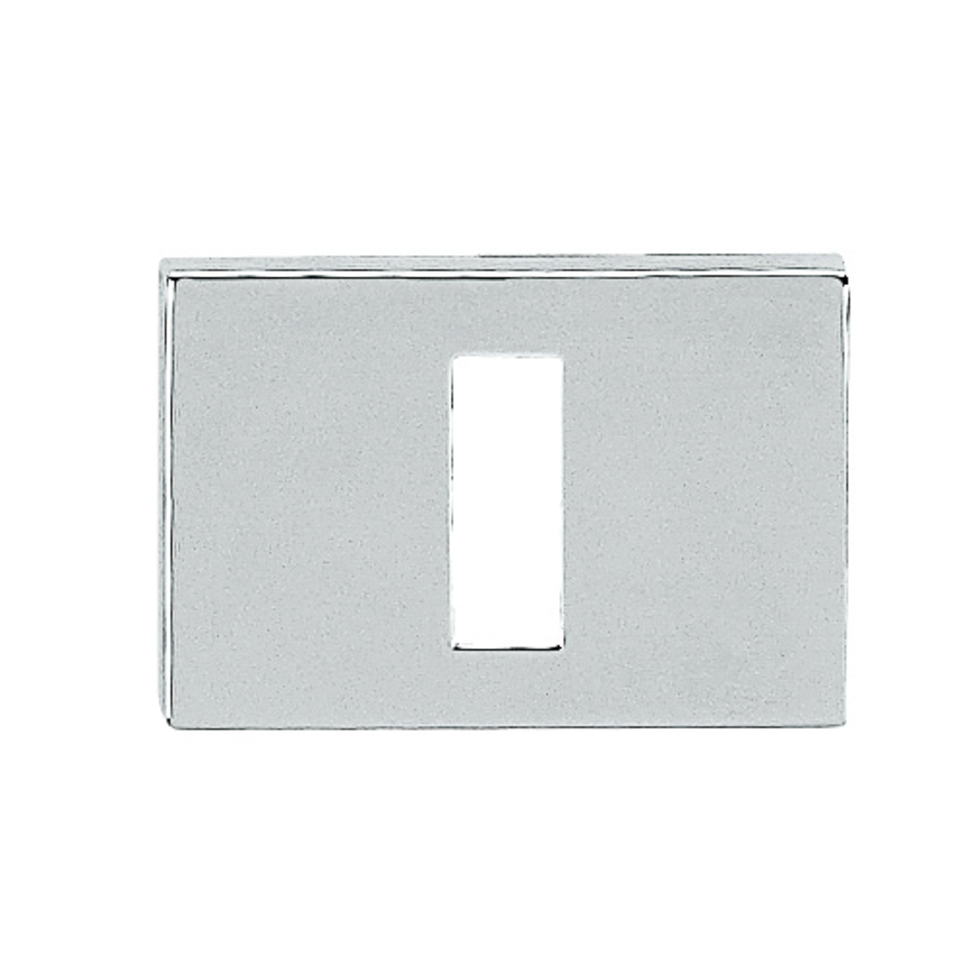 Tupai Rapido RetaLine/VersaLine Key Escutcheons on Long Rose - Bright Polished Chrome