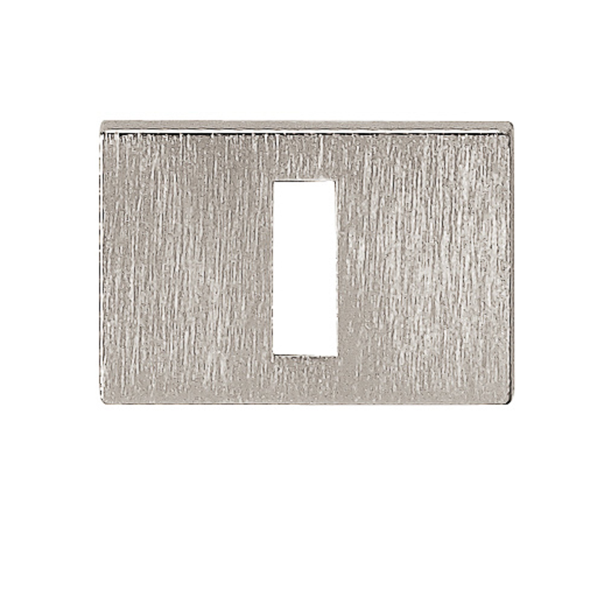 Tupai Rapido RetaLine/VersaLine Key Escutcheons on Long Rose - Pearl Nickel