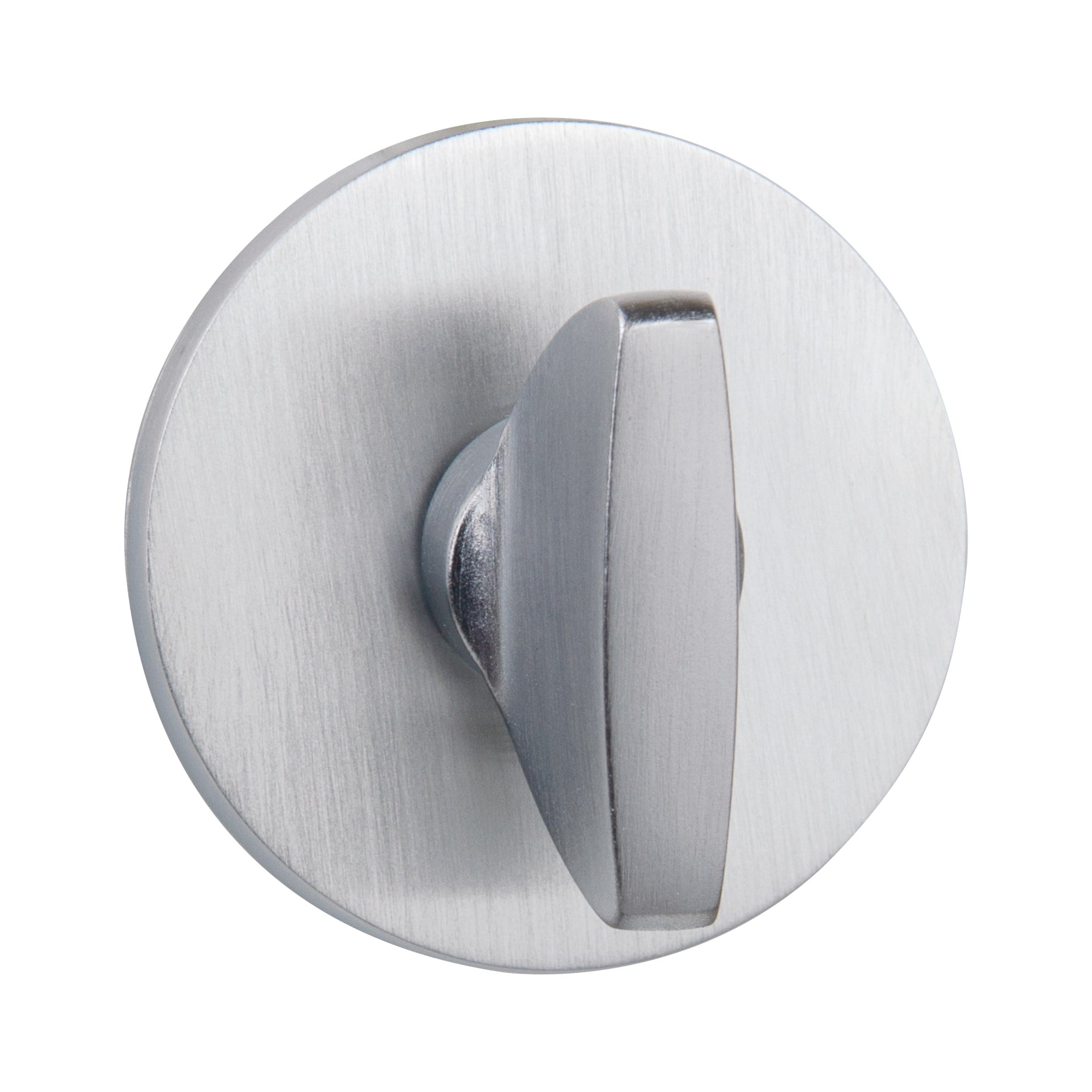 Tupai Rapido 5S Line WC Turn on 5mm Slimline Round Rose (bolt through fixing only) - Satin Chrome