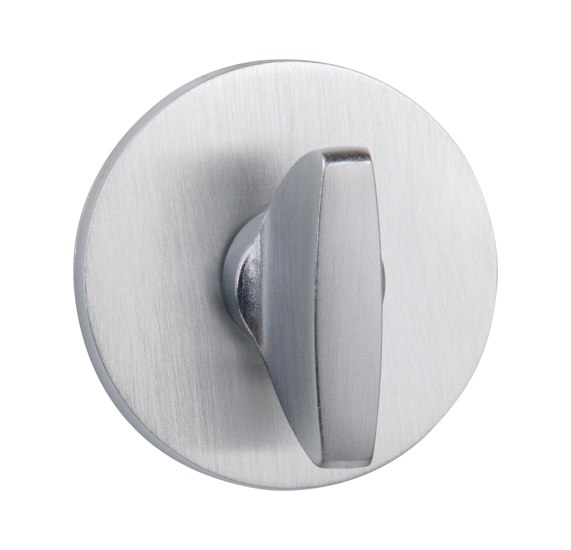 Tupai Rapido 5S Line WC Turn on 5mm Slimline Round Rose (bolt through fixing only) - Satin Chrome