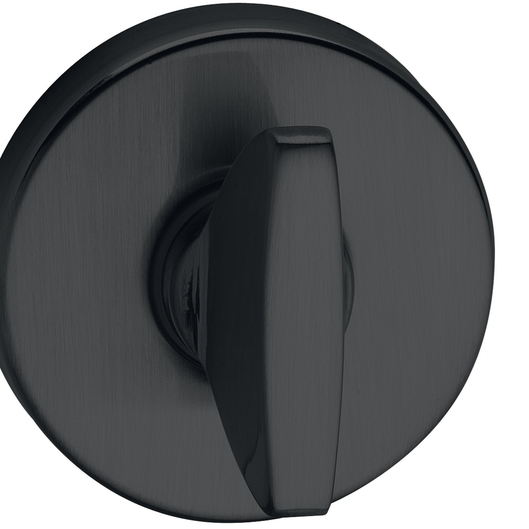 Tupai Rapido CurvaLine WC Turn on Round Rose (bolt through fixing only) - Pearl Black