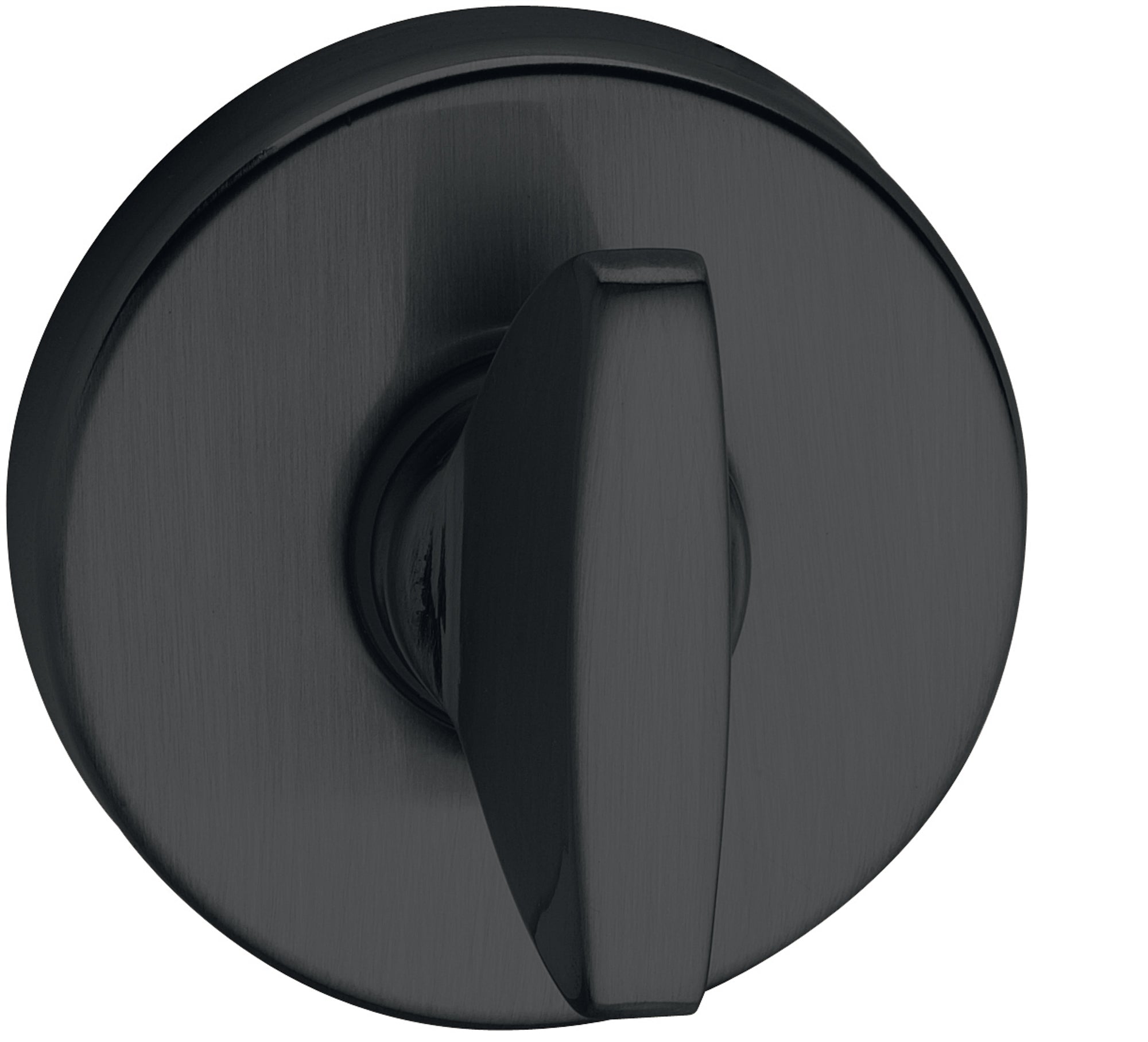 Tupai Rapido CurvaLine WC Turn on Round Rose (bolt through fixing only) - Pearl Black
