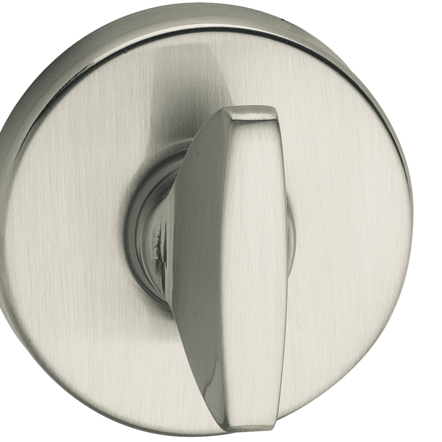 Tupai Rapido CurvaLine WC Turn on Round Rose (bolt through fixing only) - Satin Chrome