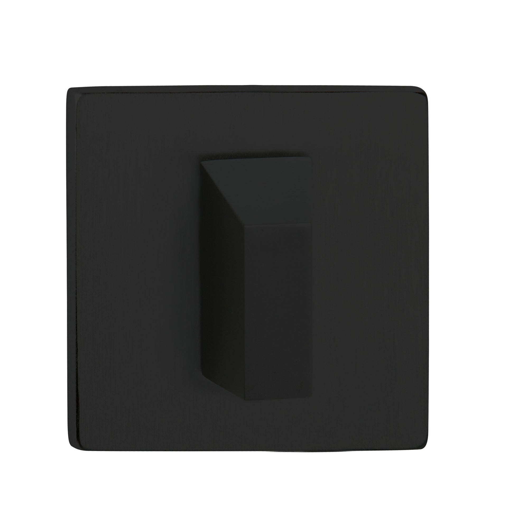 Tupai Rapido 5S Line WC Turn on 5mm Slimline Square Rose (bolt through fixing only) - Pearl Black