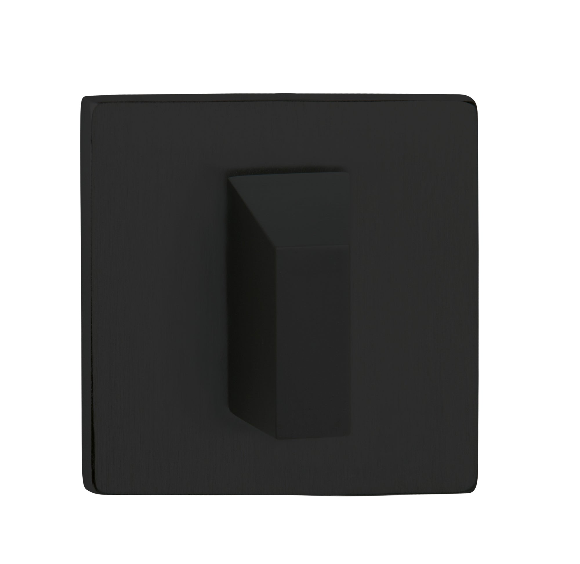 Tupai Rapido 5S Line WC Turn on 5mm Slimline Square Rose (bolt through fixing only) - Pearl Black