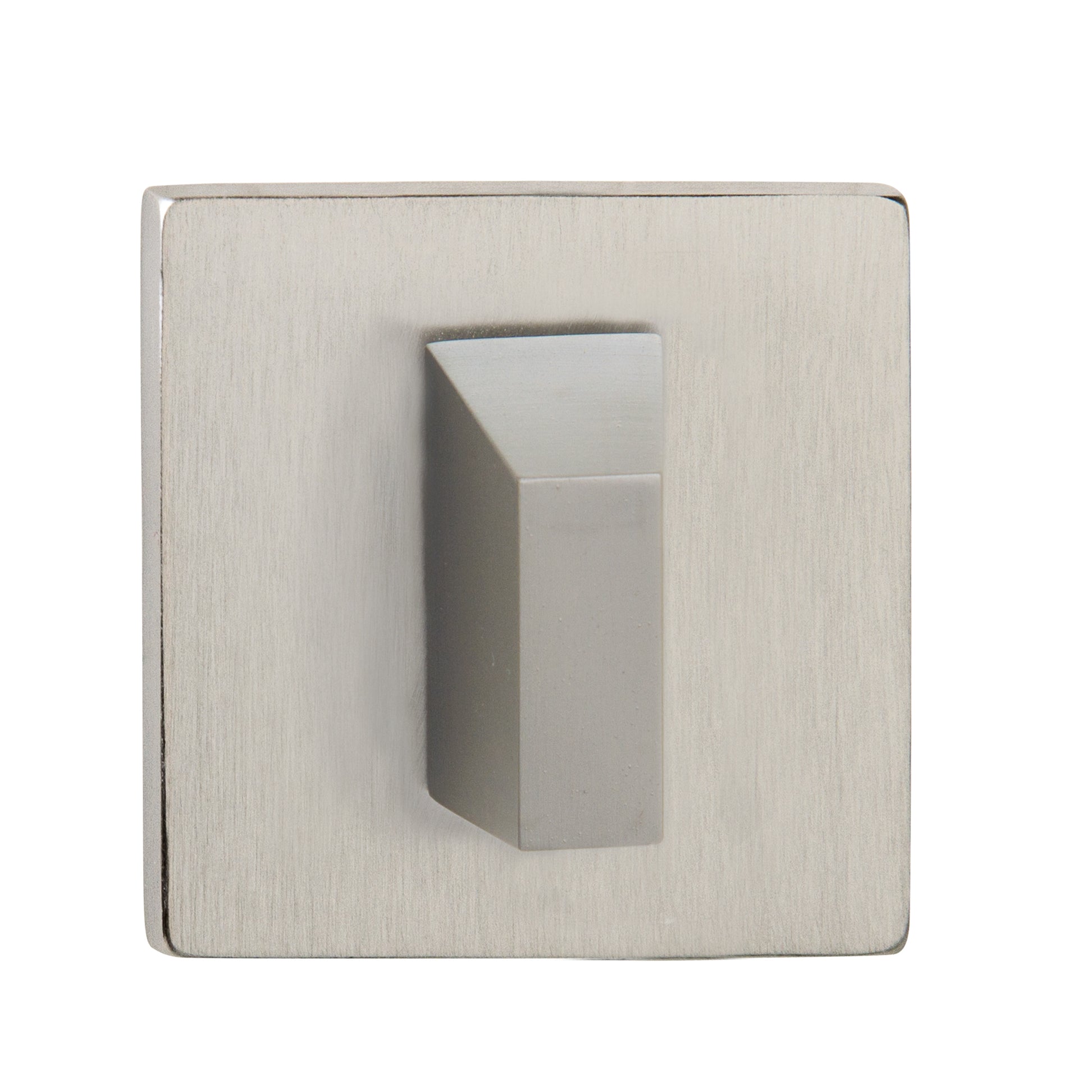 Tupai Rapido 5S Line WC Turn on 5mm Slimline Square Rose (bolt through fixing only) - Pearl Nickel