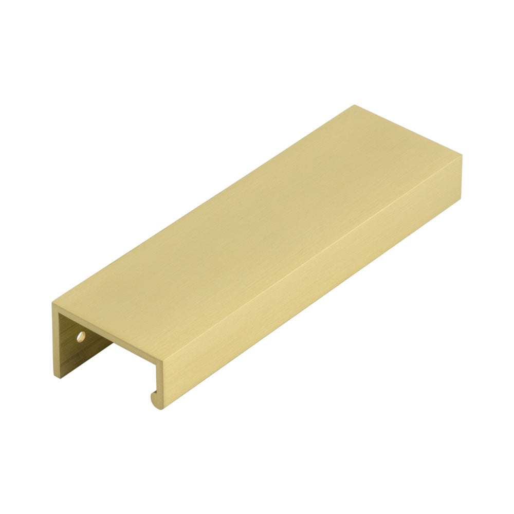 Burlington Angled Edge Pull Handles - 150mm / Satin Brass