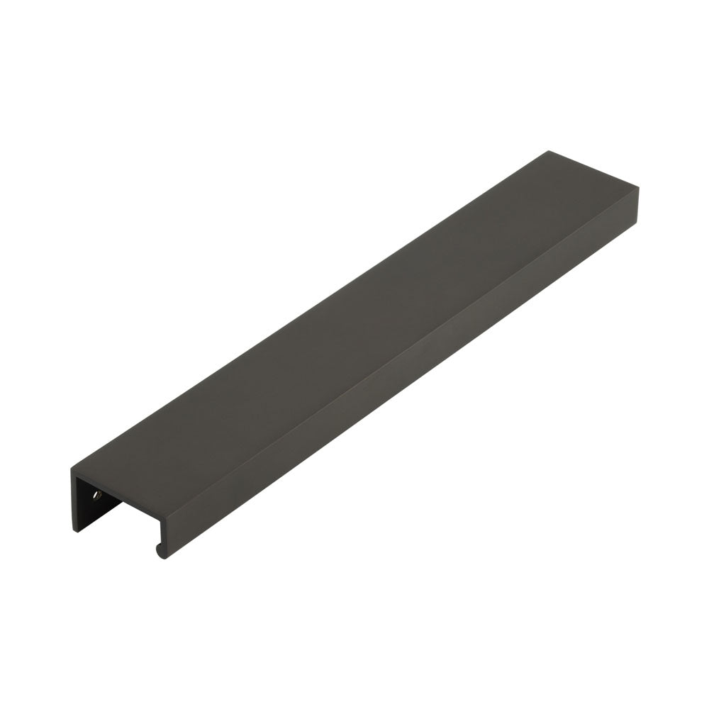 Burlington Angled Edge Pull Handles - 300mm / Dark Bronze