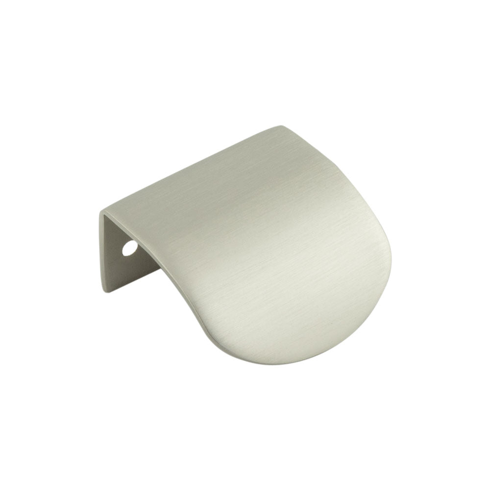 Burlington Arched Edge Pull Handles - 50mm / Satin Nickel