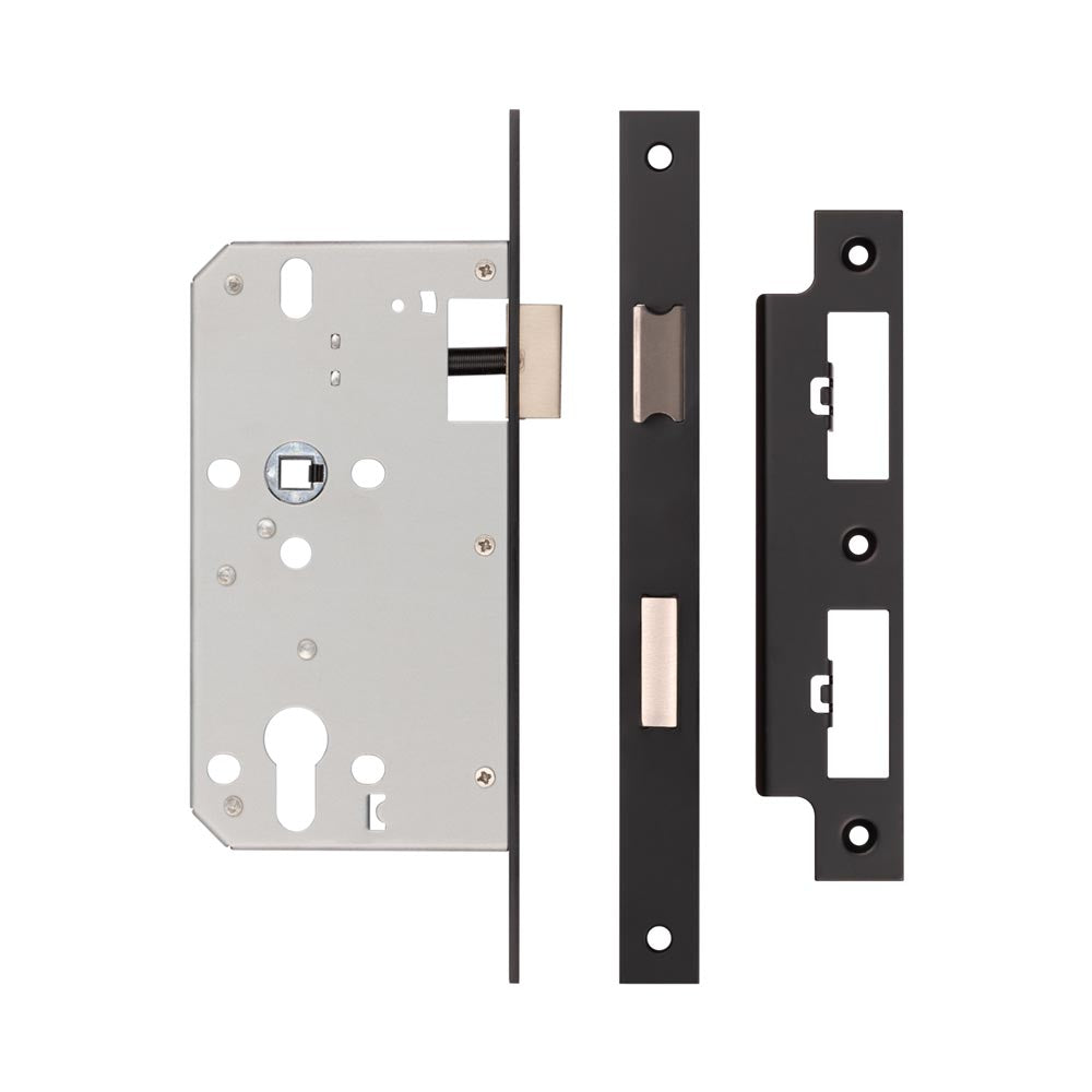 Jedo 72mm Din Sashlocks - Square / Black