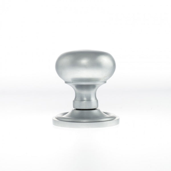 Old English Harrogate Solid Brass Mushroom Mortice Knob on Concealed Fix Rose