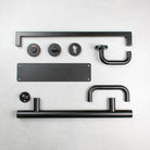 Atlantic Finger Plate Radius Corner Pre drilled with screws 500mm x 75mm