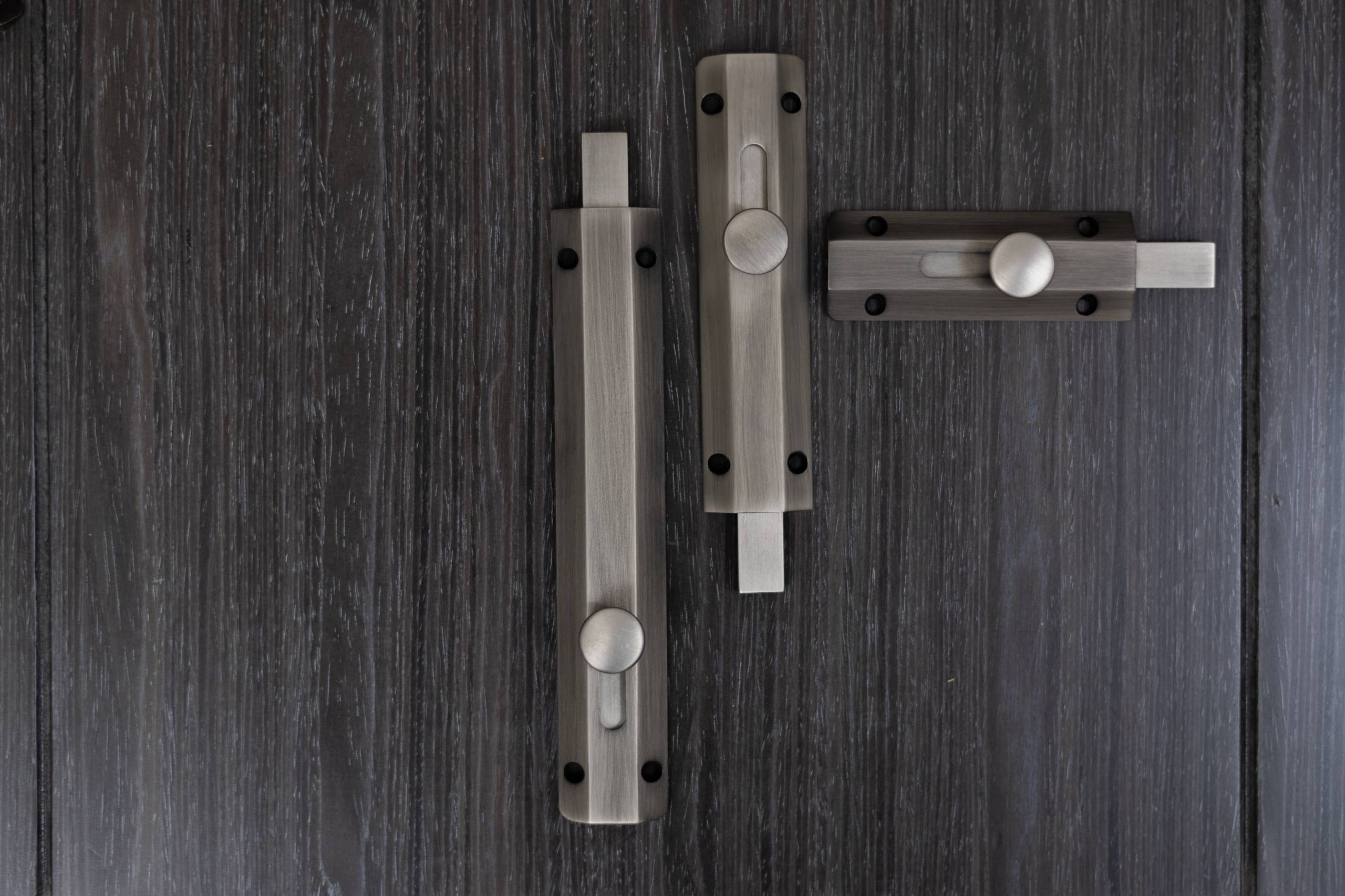 Atlantic Solid Brass Surface Door Bolt 4"