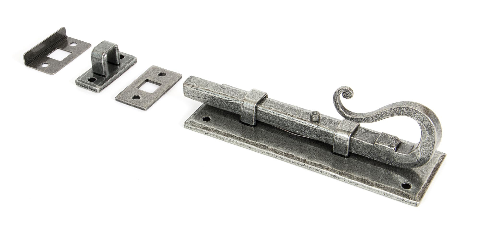 From The Anvil's Pewter Patina Shepherd's Crook Universal Bolt