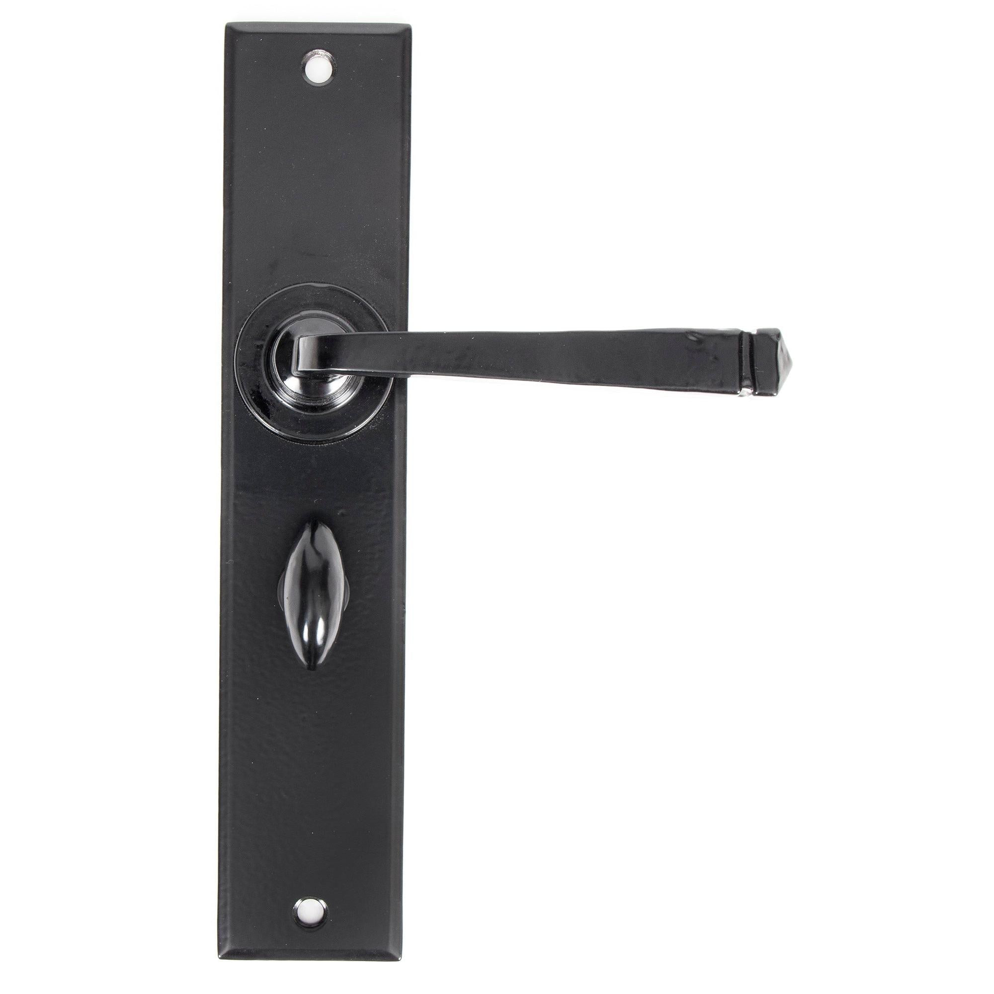 From The Anvil's Black Large Avon Lever Bathroom Set