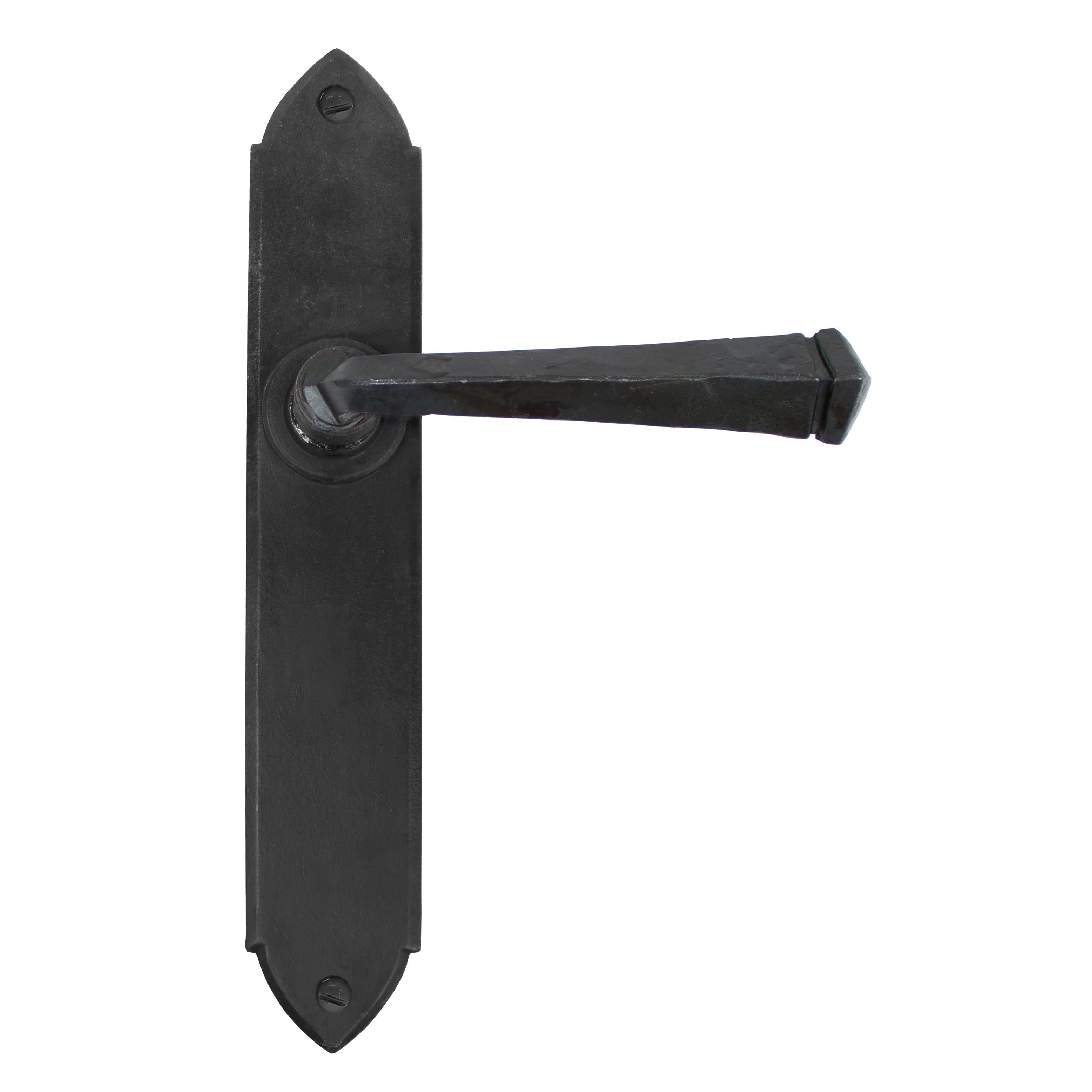 From The Anvil's Beeswax Gothic Lever Latch Set