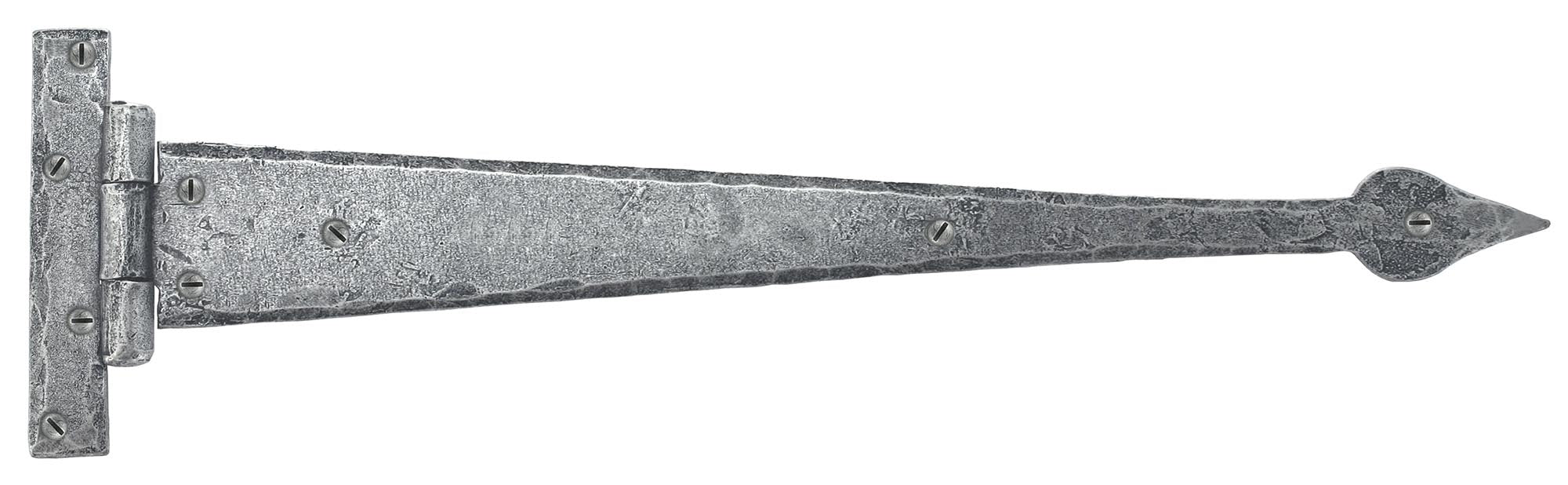 From The Anvil's Pewter Patina Arrow Head T Hinge (pair)