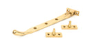 From The Anvil's Polished Brass Peardrop Stay