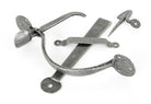 From The Anvil's Pewter Patina Bean Thumblatch