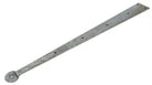 From The Anvil's Pewter Patina Penny End Hinge Front (pair)