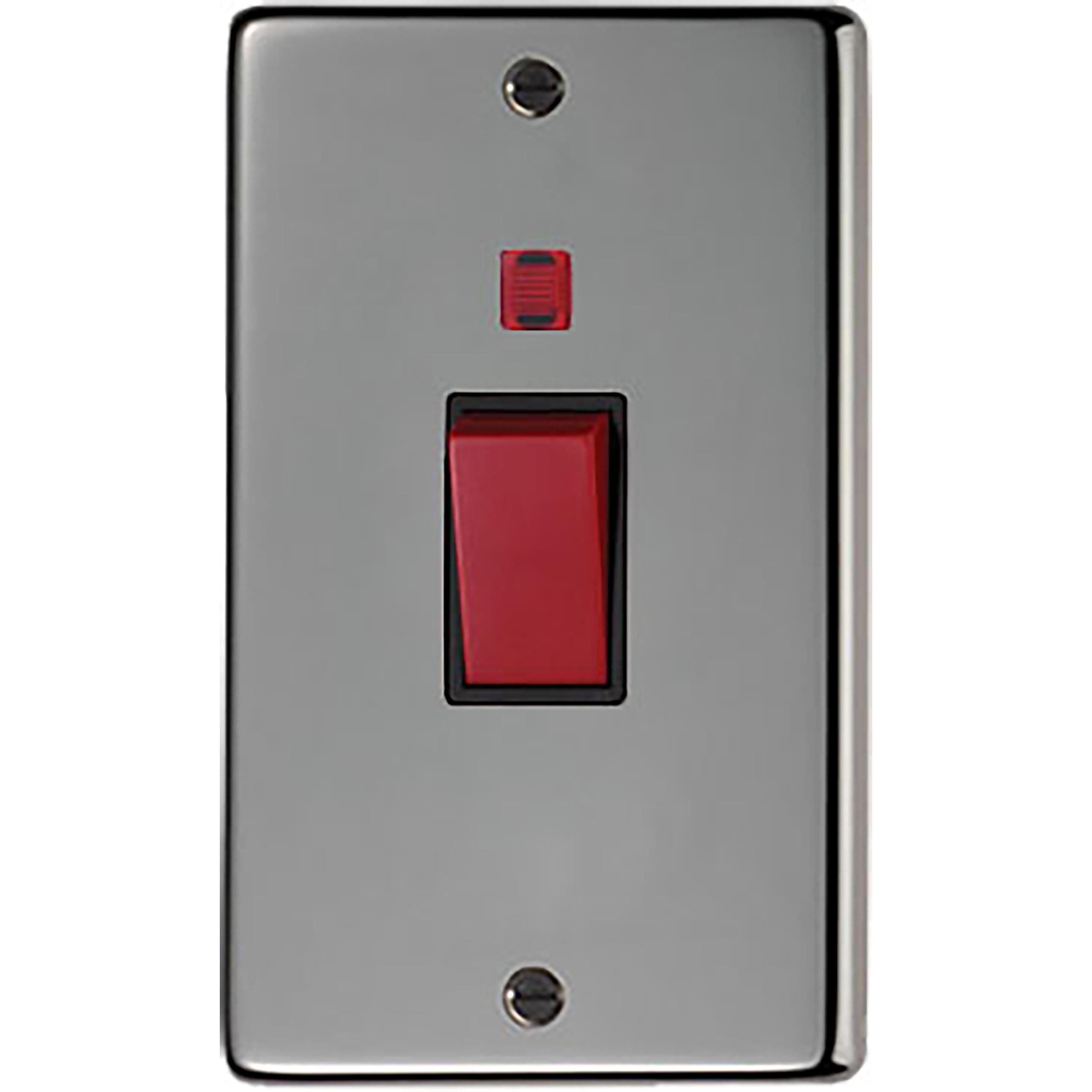 From The Anvil's Black Nickel Double Plate Cooker Switch