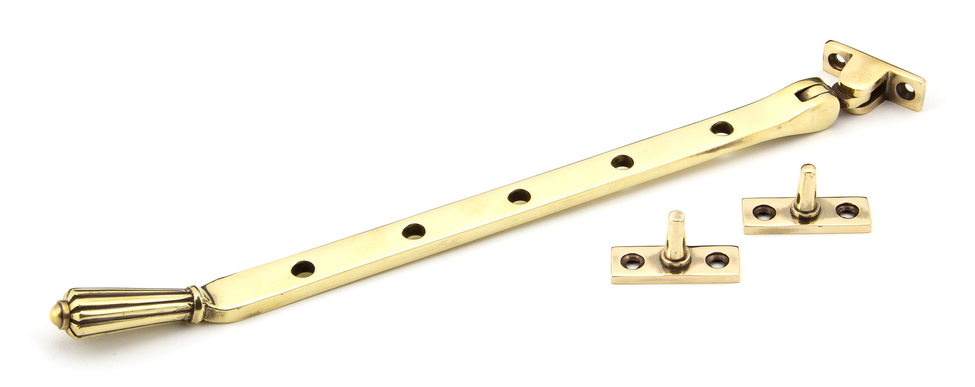 From The Anvil's Aged Brass Hinton Stay