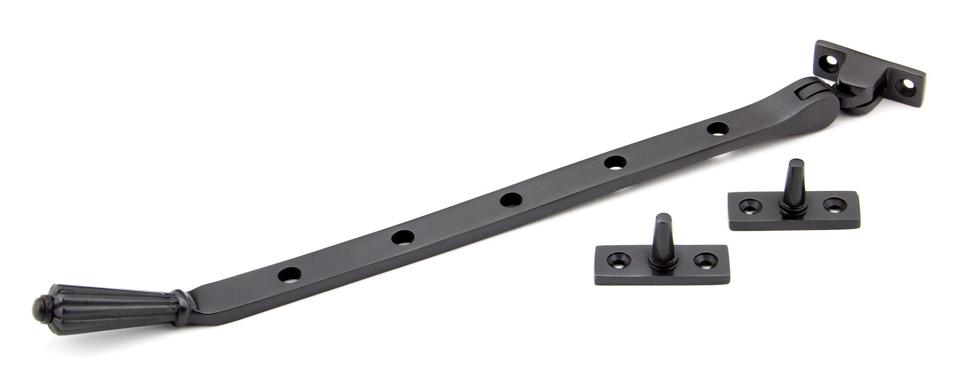 From The Anvil's Aged Bronze Hinton Stay