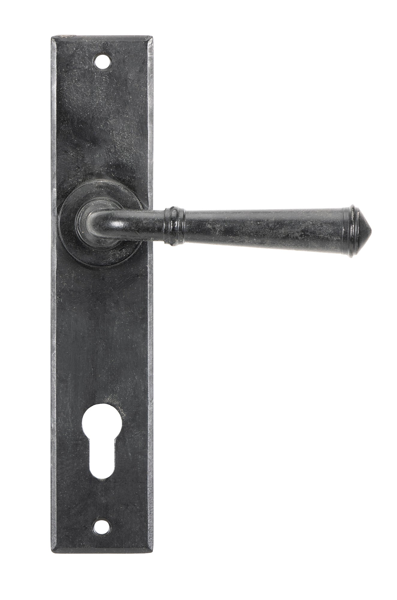 From The Anvil's External Beeswax Regency Lever Espag. Lock Set
