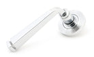 From The Anvil's Polished Chrome Avon Round Lever on Rose Set (Sprung)