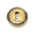 From The Anvil's Aged Brass Round Escutcheon
