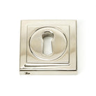 From The Anvil's Polished Nickel Round Escutcheon