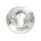 From The Anvil's Polished Chrome Round Euro Escutcheon