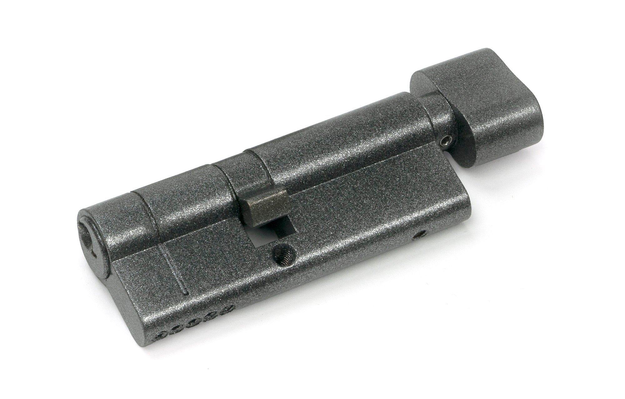 From The Anvil's Pewter Patina 5 Pin Euro Cylinder/Thumbturn