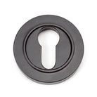 From The Anvil's Aged Bronze Round Euro Escutcheon