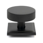 From The Anvil's Matt Black Brompton Centre Door Knob