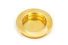 From The Anvil's Polished Brass Plain Round Pull