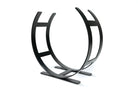 From The Anvil's Matt Black Curved Log Holder